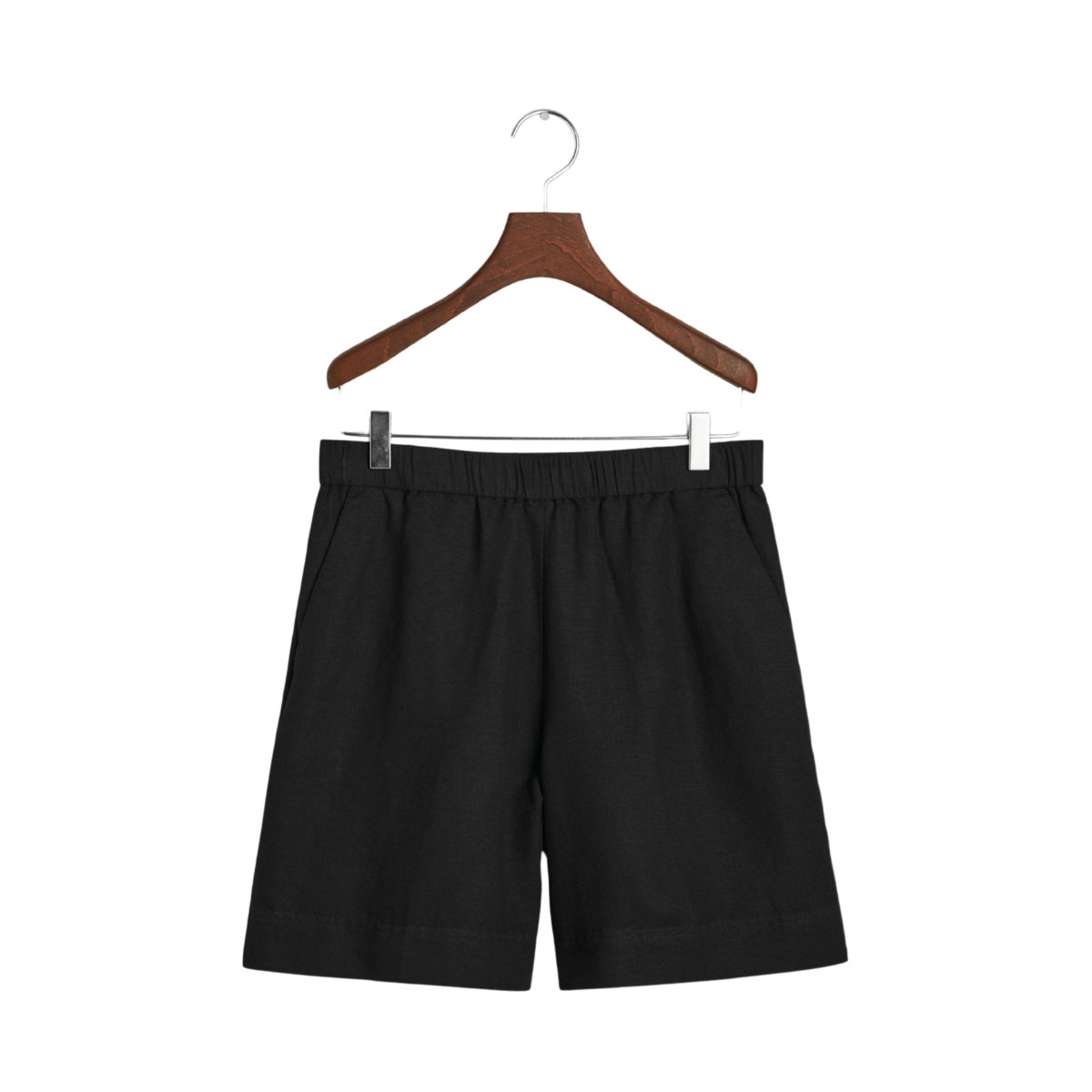 Rel Linen Blend Pull On Shorts - Black