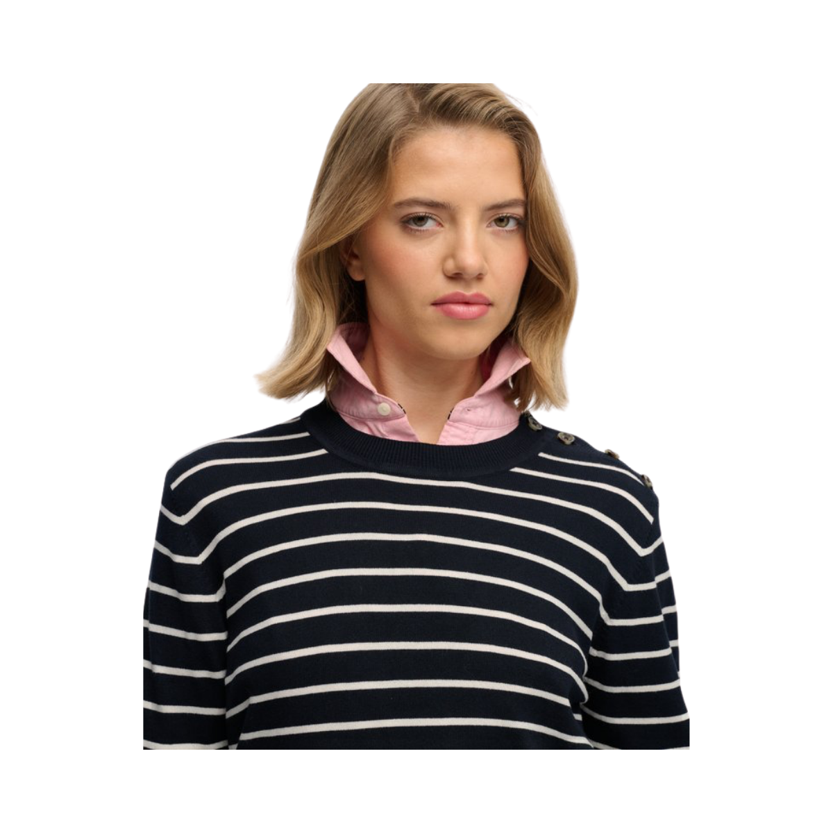 Lw Essential Jumper - K3A Optic Eclipse Navy Stripe