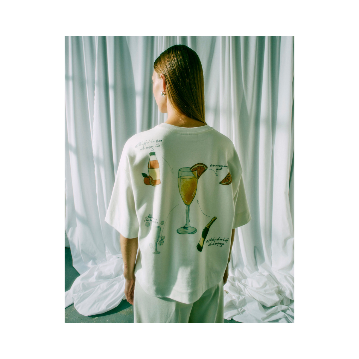 CMMuse Tee - Jet Stream w. Mimosa