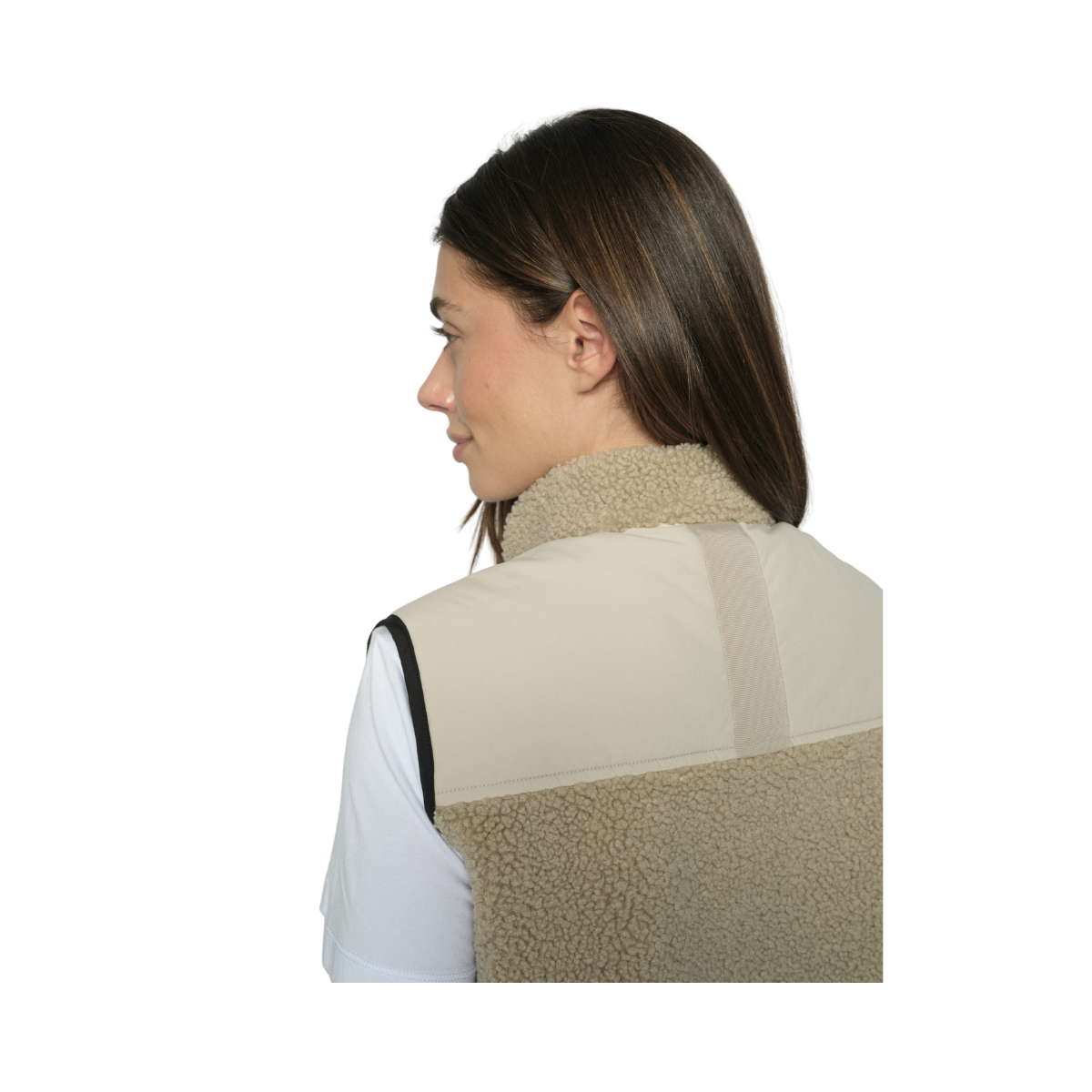MMRowe Eli Teddy Vest - Feather Gray