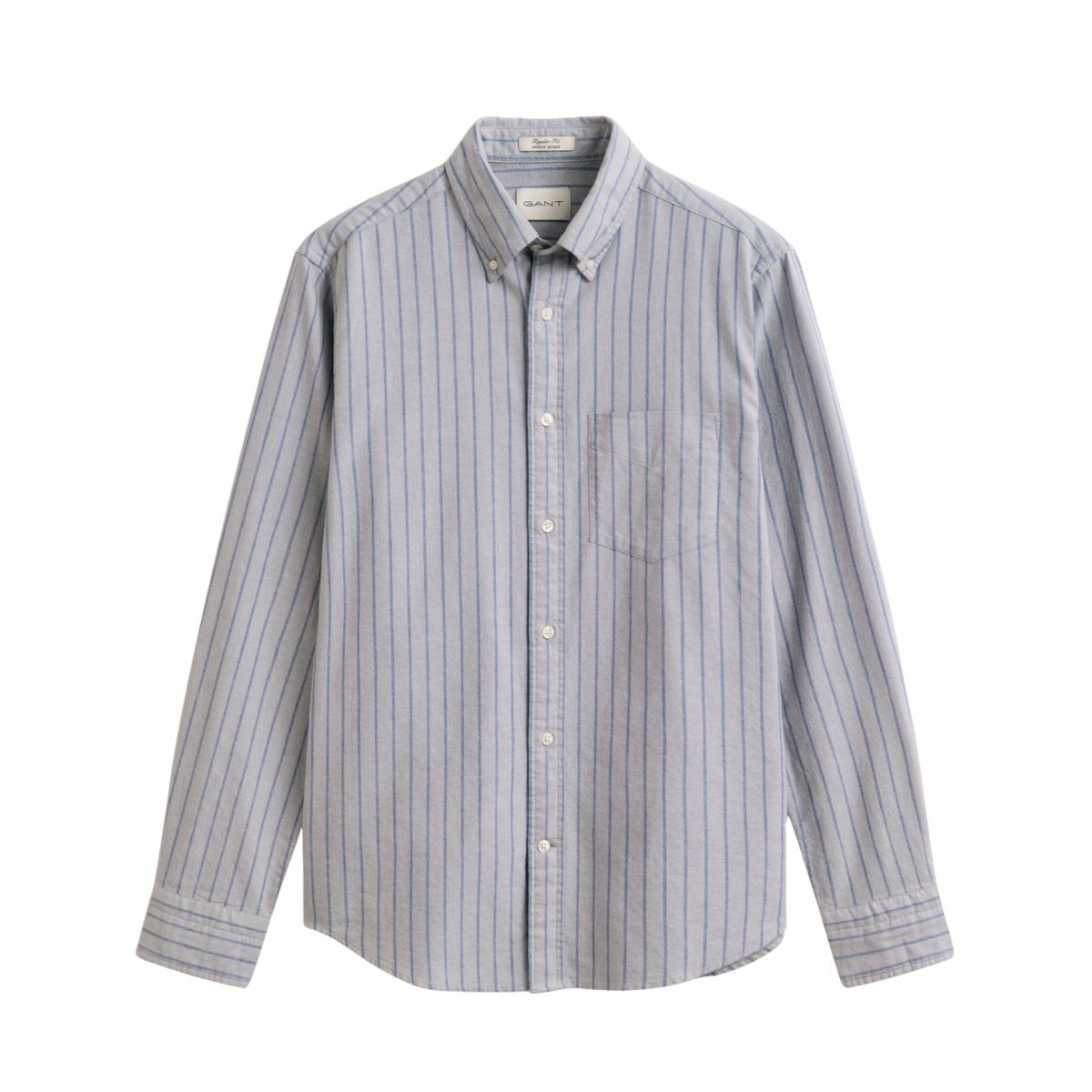 Reg Archive Oxford Stripe Shirt - Concrete Grey