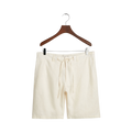 Relaxed Linen DS Shorts - Cream