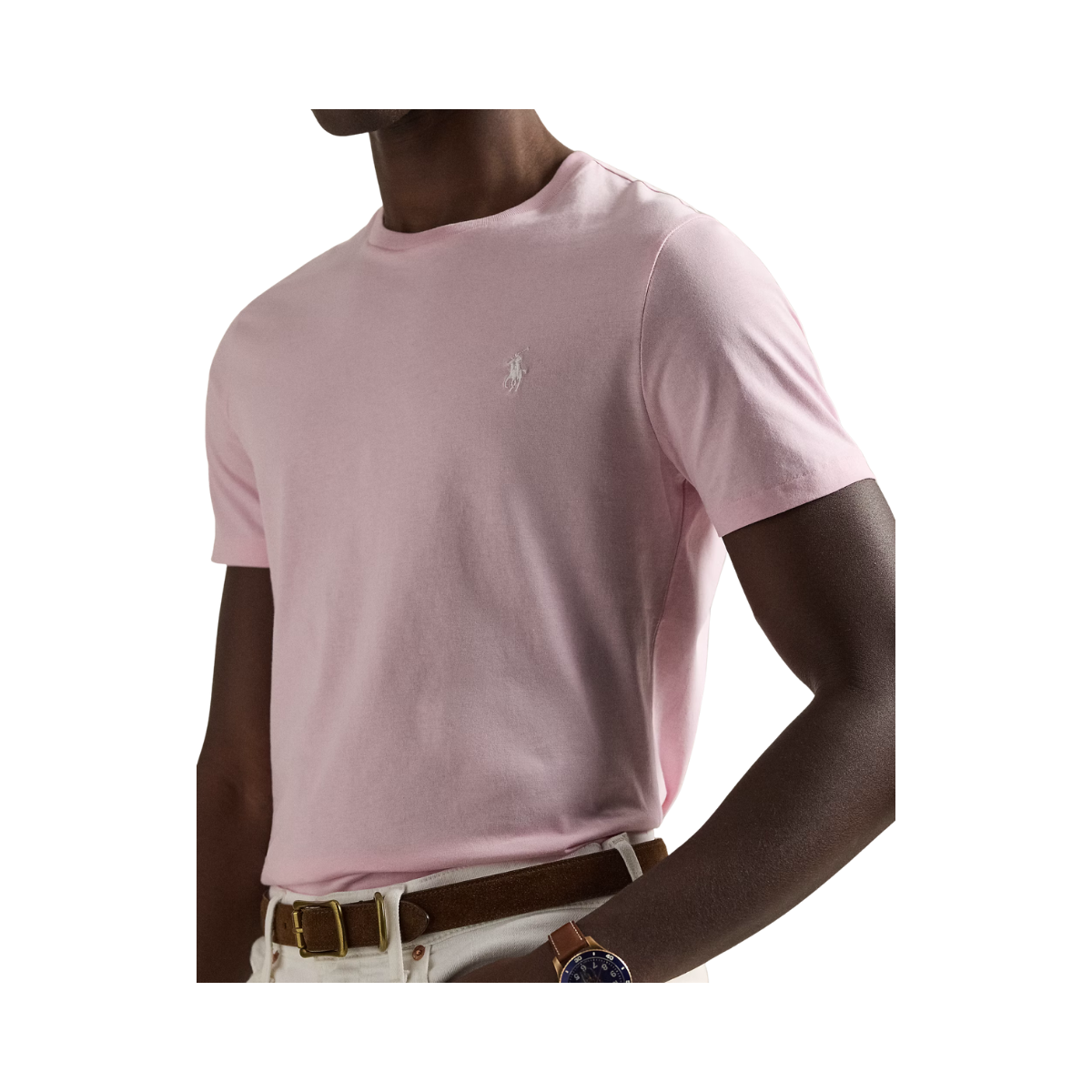 Classic Fit Crewneck T-Shirt - Garden Pink