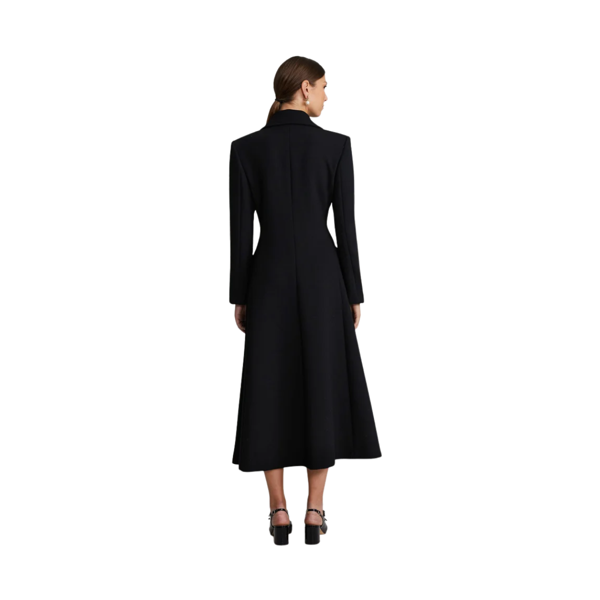 Dezire Wool Coat - BLACK