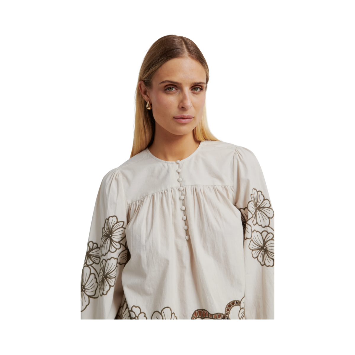 Elinor Blouse - Soft Beige