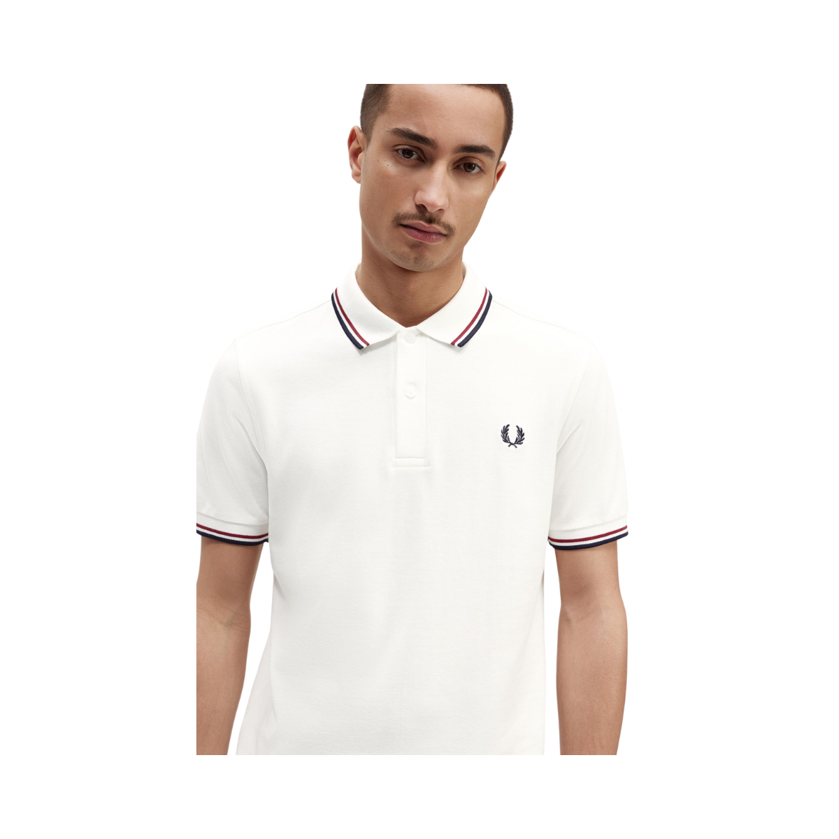Twin Tipped FP Shirt - Snow White/Burnt Red/Navy