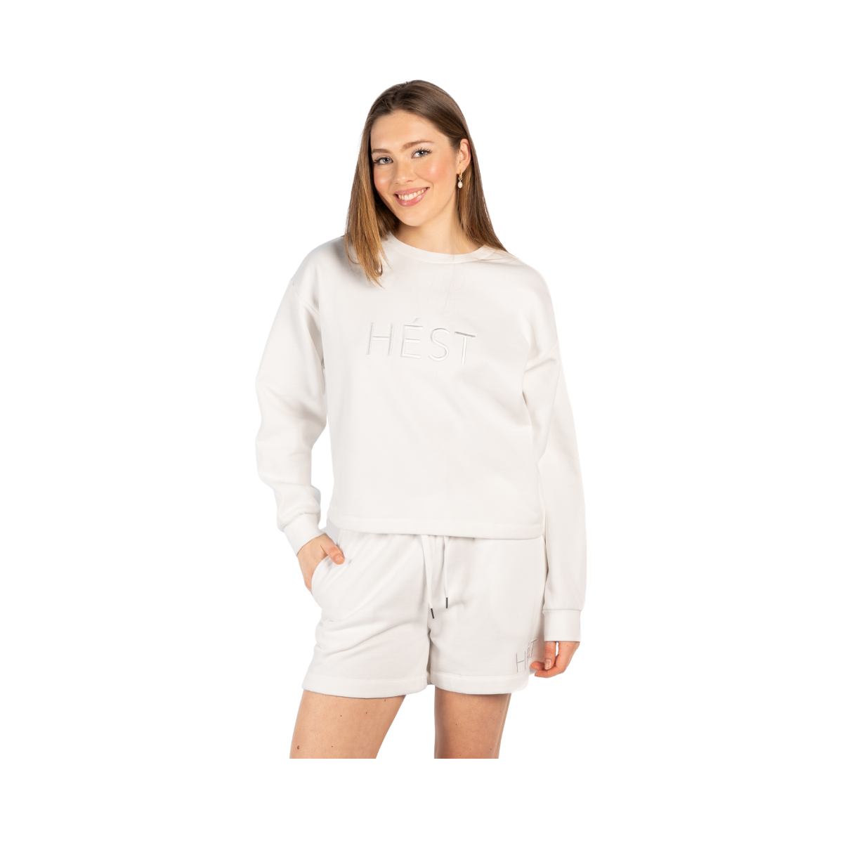 Gabriela Sweatshirt - White Alyssum