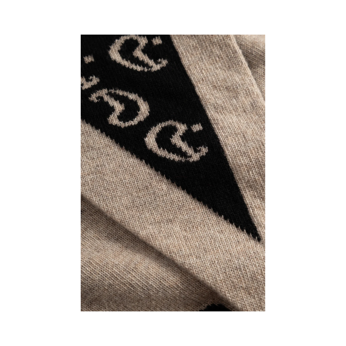 N-Neomi Scarf - Sand Black Mix