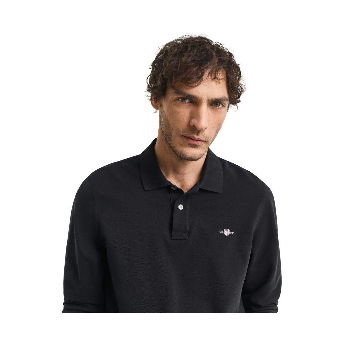 Shield LS Pique Rugger - Black