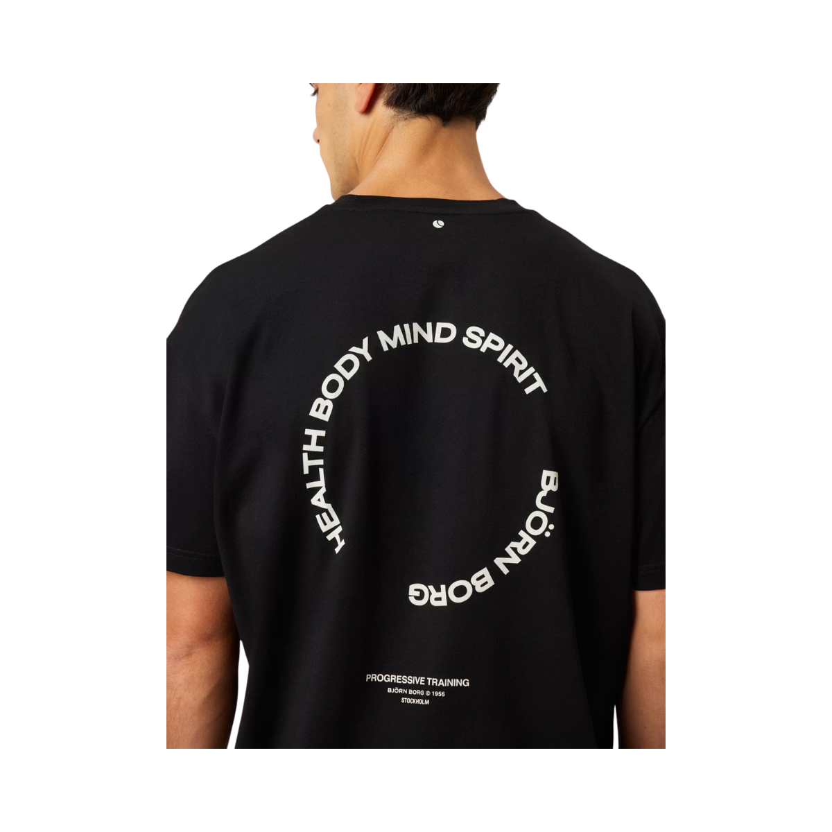 Borg Gym Oversized T-Shirt - Black Beauty