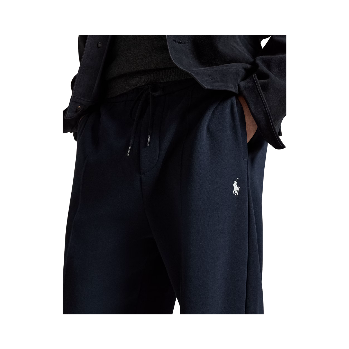 Knit Wide Leg Pants - Aviator Navy