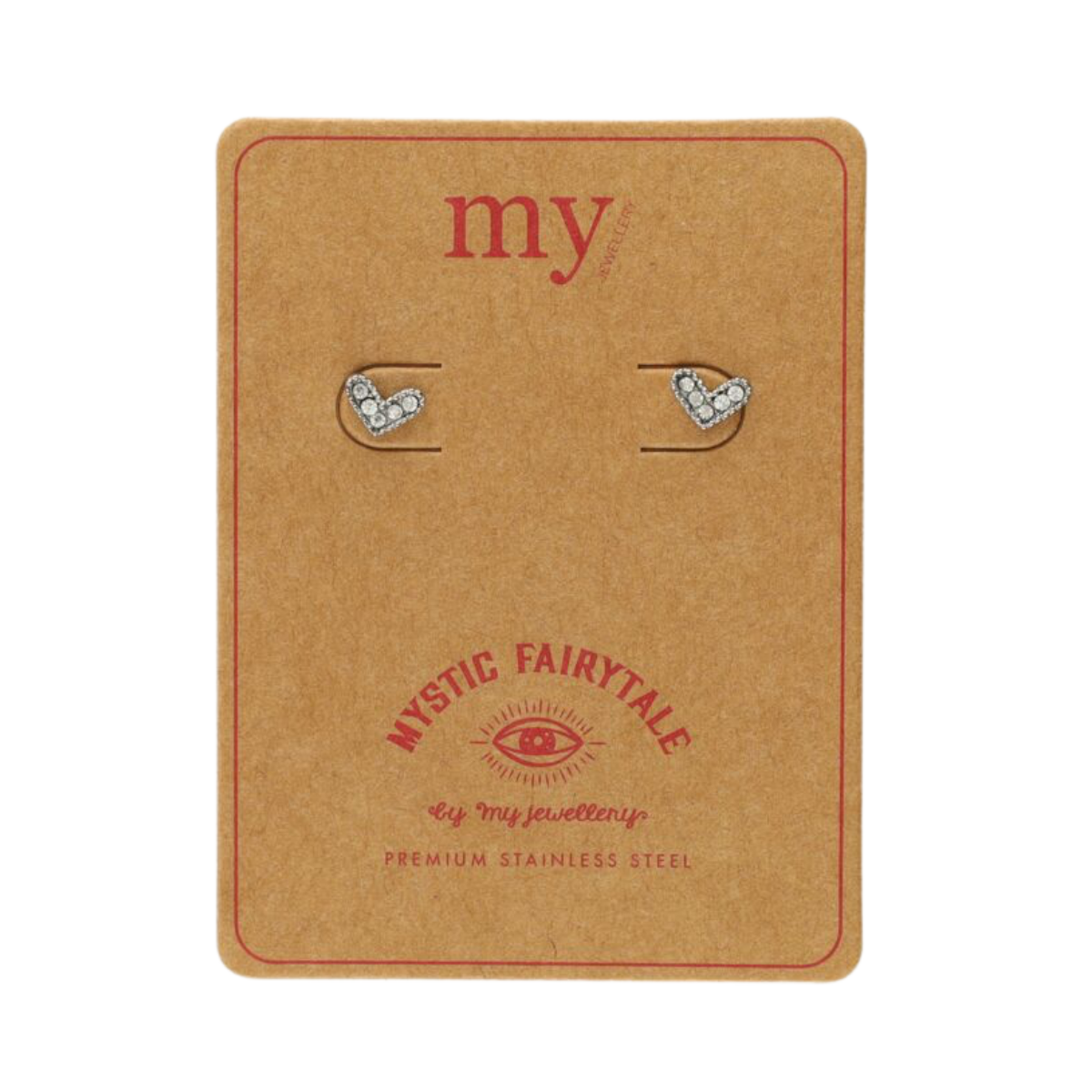 Earstuds heart - Silver