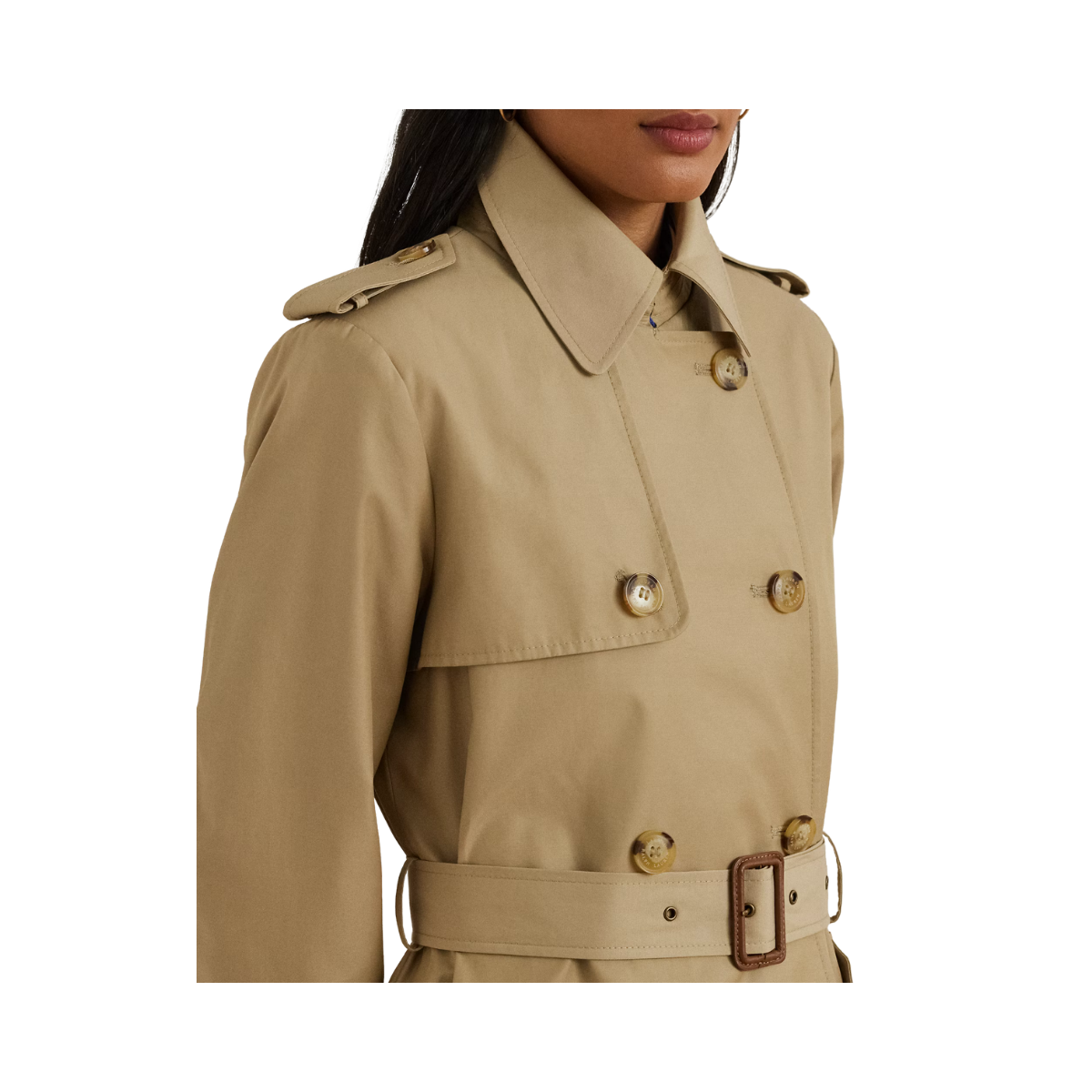 Belted Lined Coat - Birch Tan