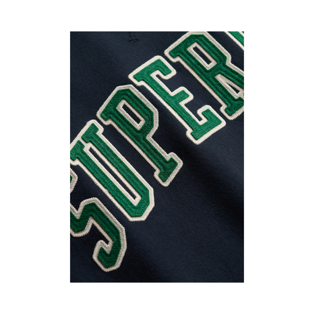 Athletic Applique Relaxed Crew - 98T Eclipse Navy