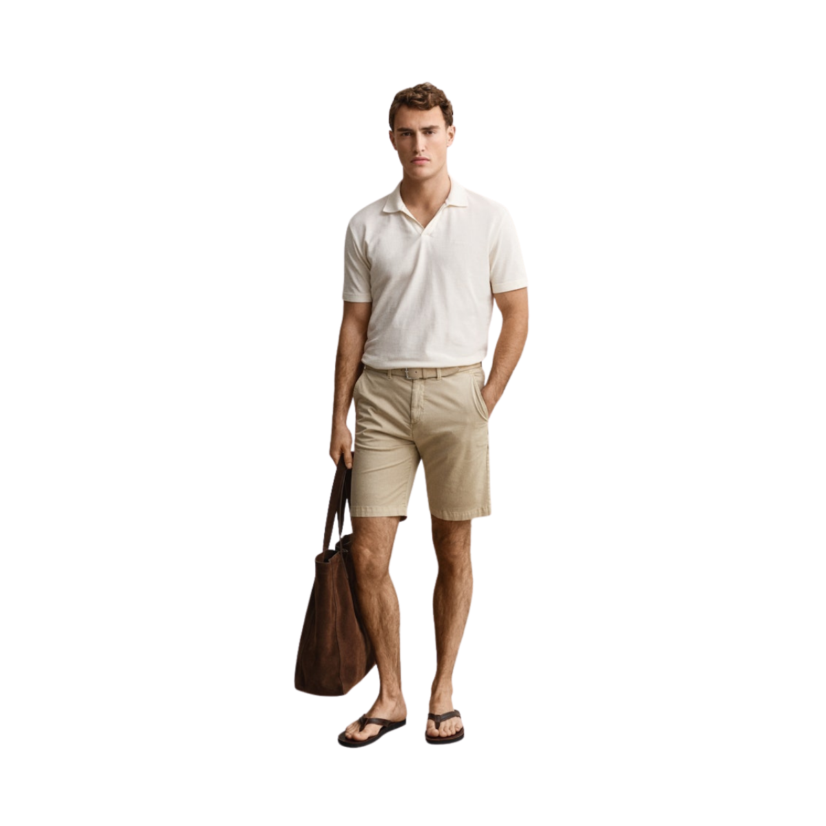Sunfaded Chino Shorts - Oat Beige