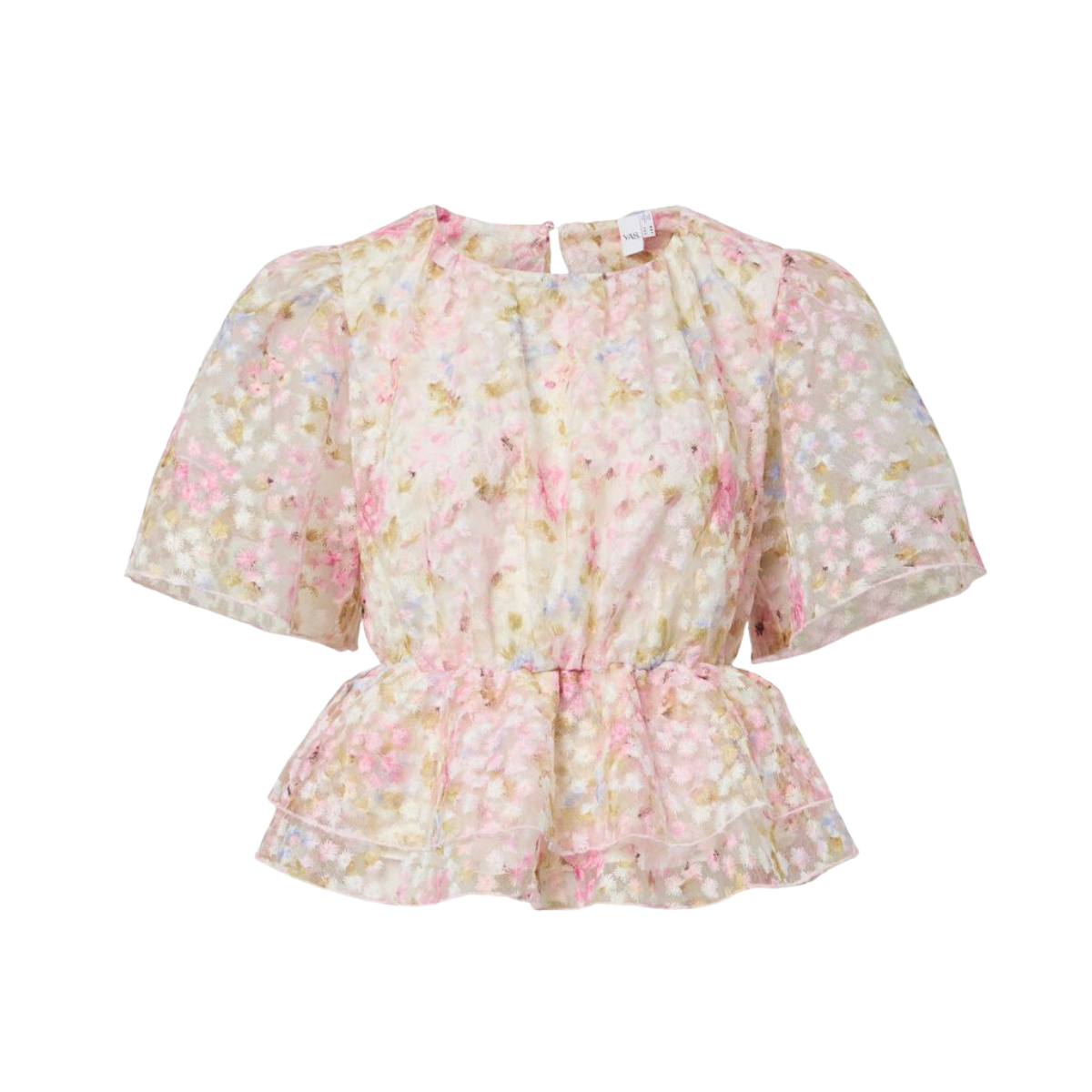YASLeanna Short Sleeve Top - Pristine