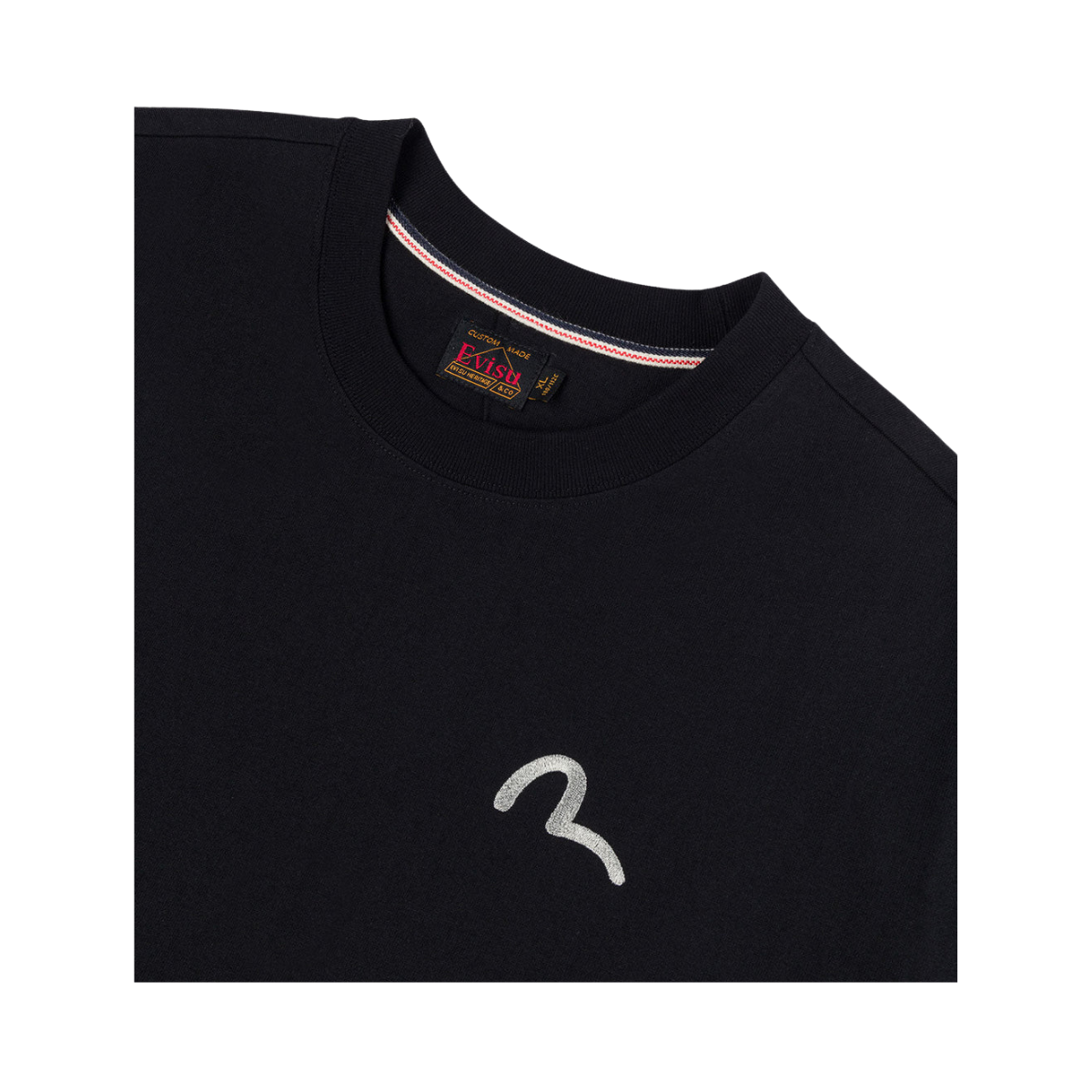 Seagull Embroidered Tee - Black