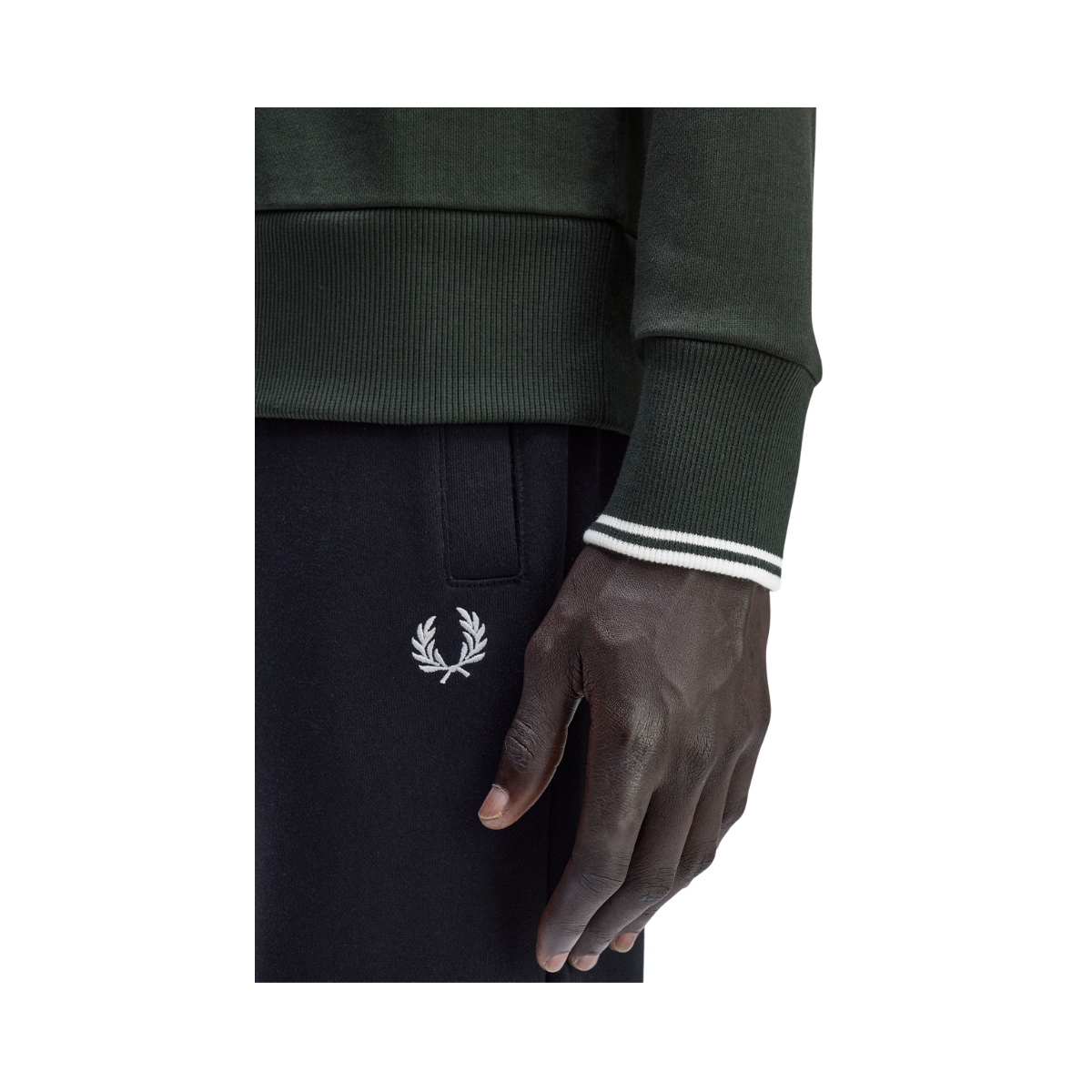Crew Neck Sweatshirt - Nightgreen