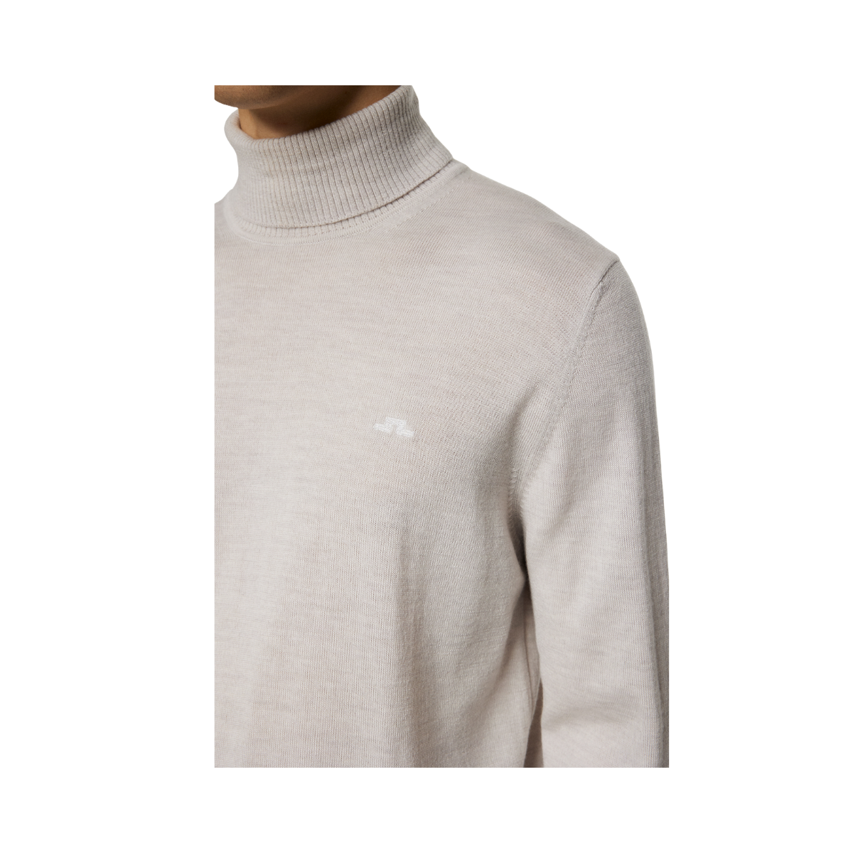 Kaden Merino Turtle Neck - Moonbeam Melange