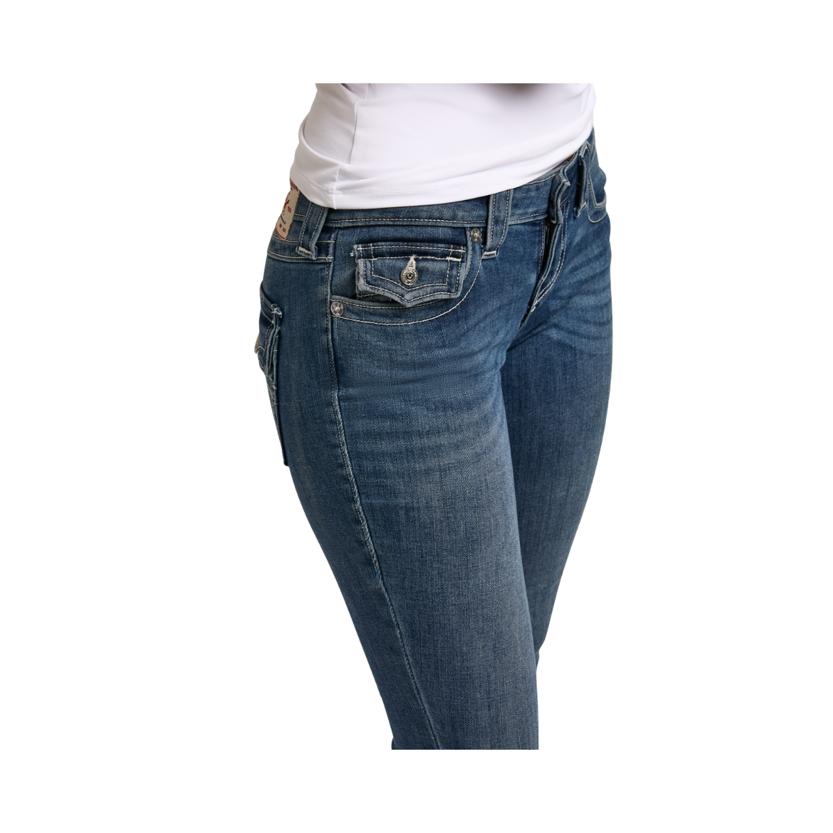 Joey Low Rise Flare Flap - IOFM Arabella