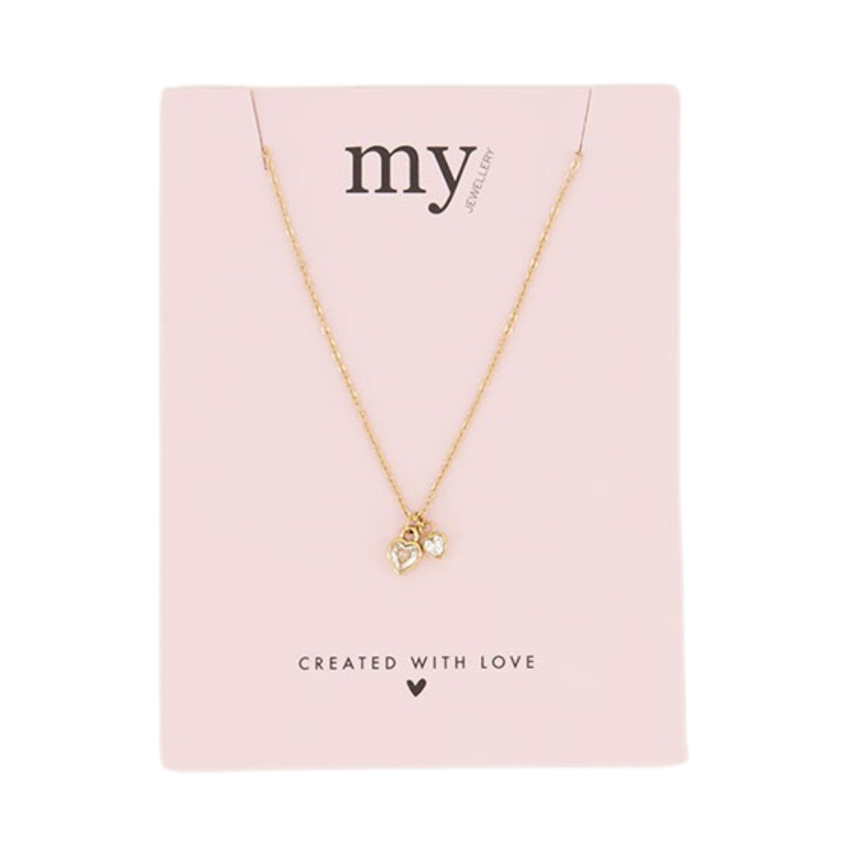 Necklace 2 Heart Stones - 1200 Gold