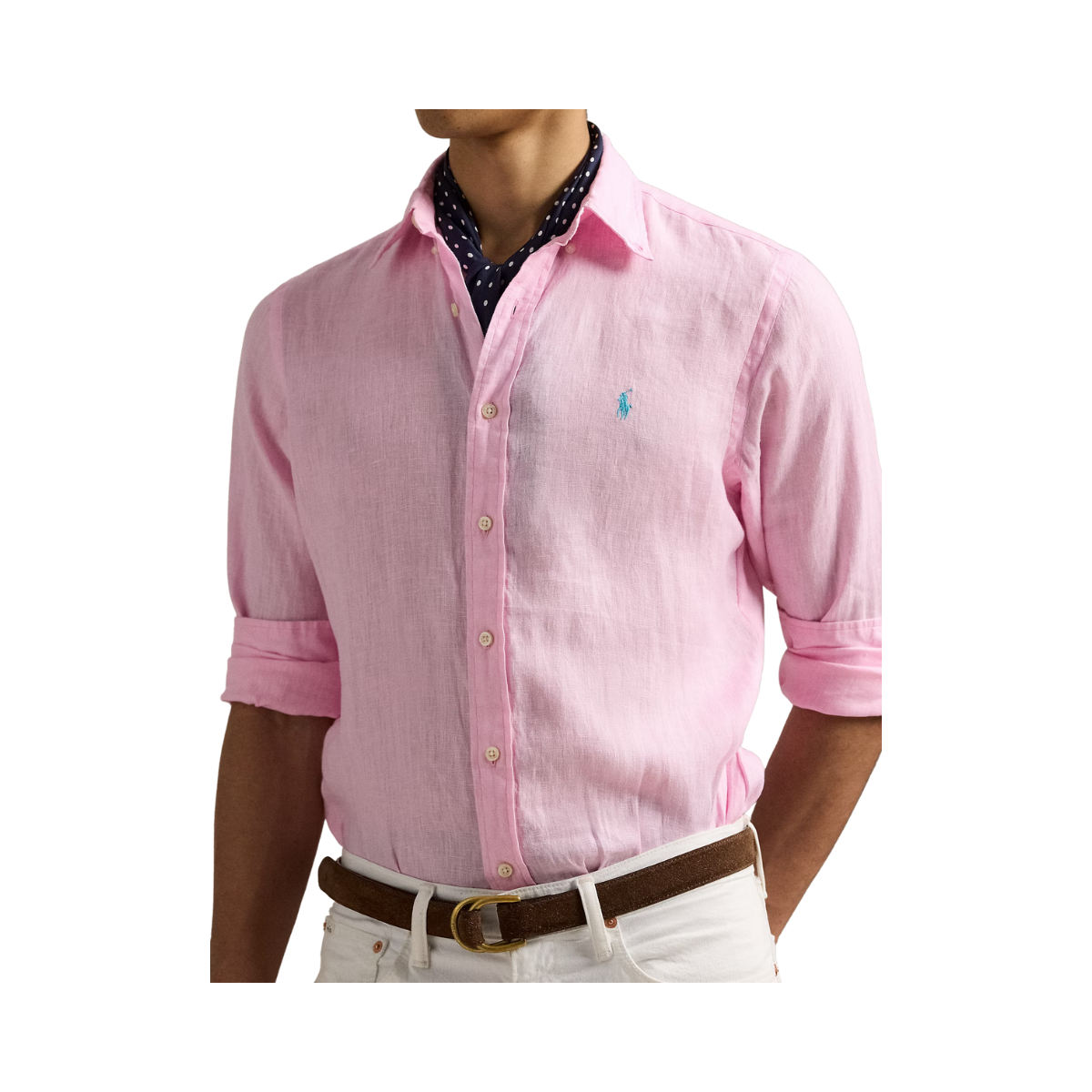 Long Sleeve Sport Shirt - Carmel Pink