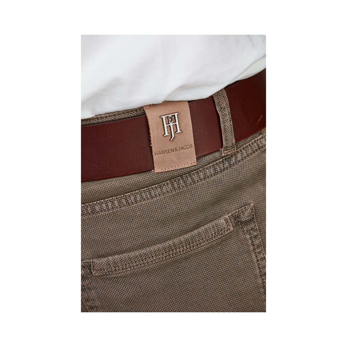5-Pkt Cut'N Sew Bormio Print - Toffe Brown
