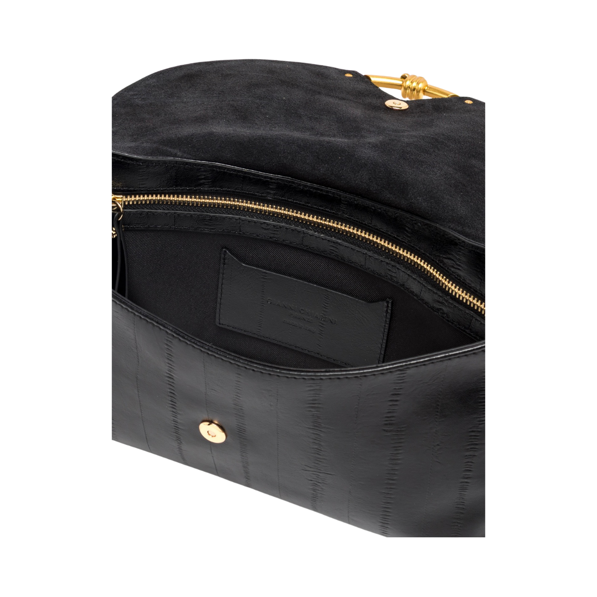 Bea Leather Shoulder Bag - Nero