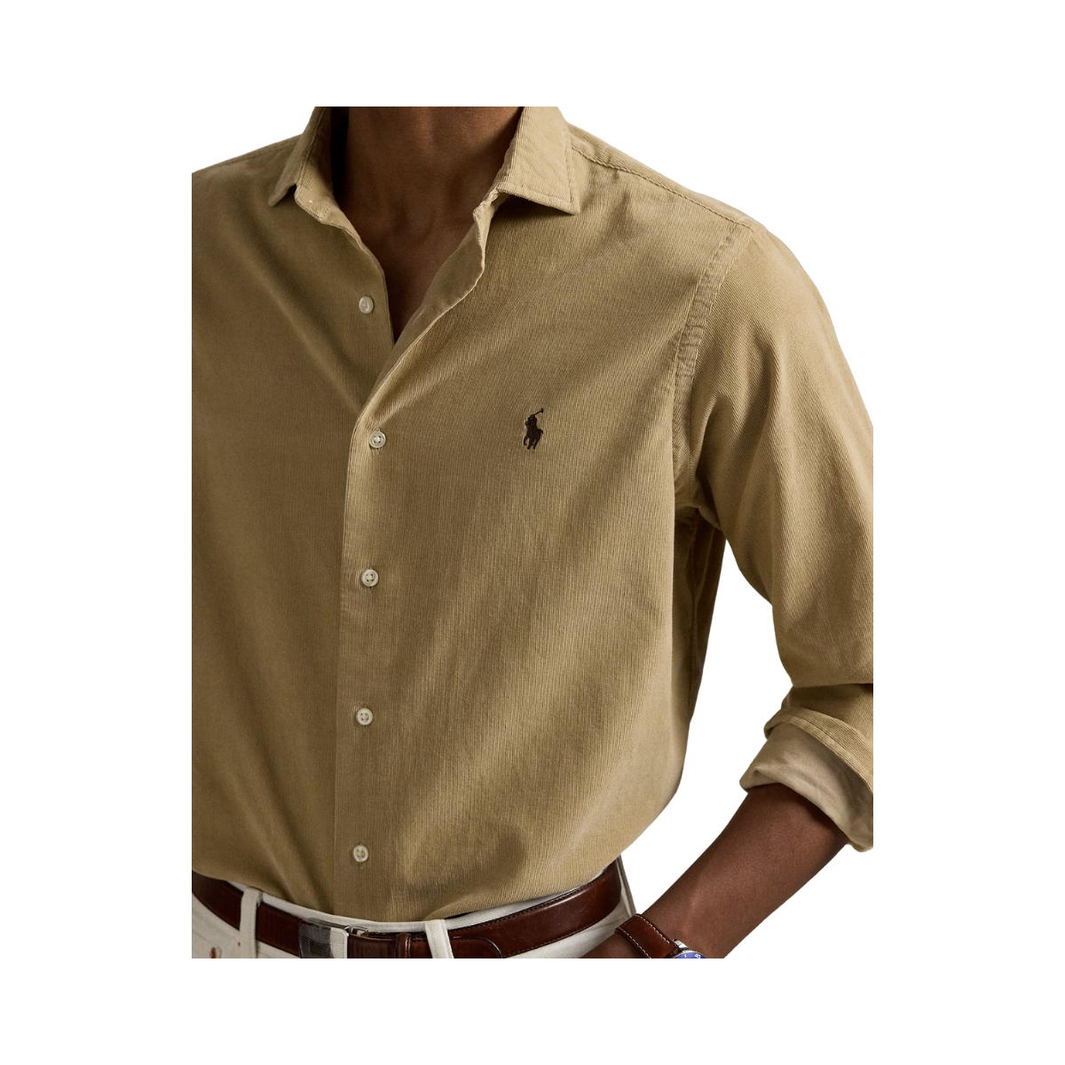 Long Sleeve Sport Shirt - Coastal Beige