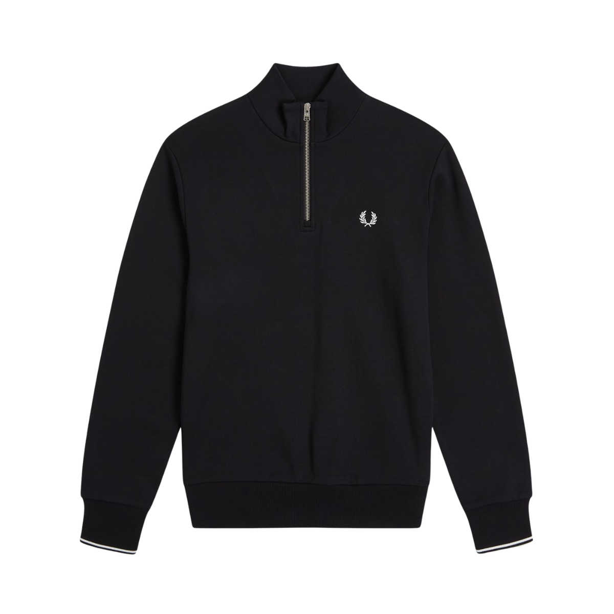 Half Zip Sweatshirt - Black