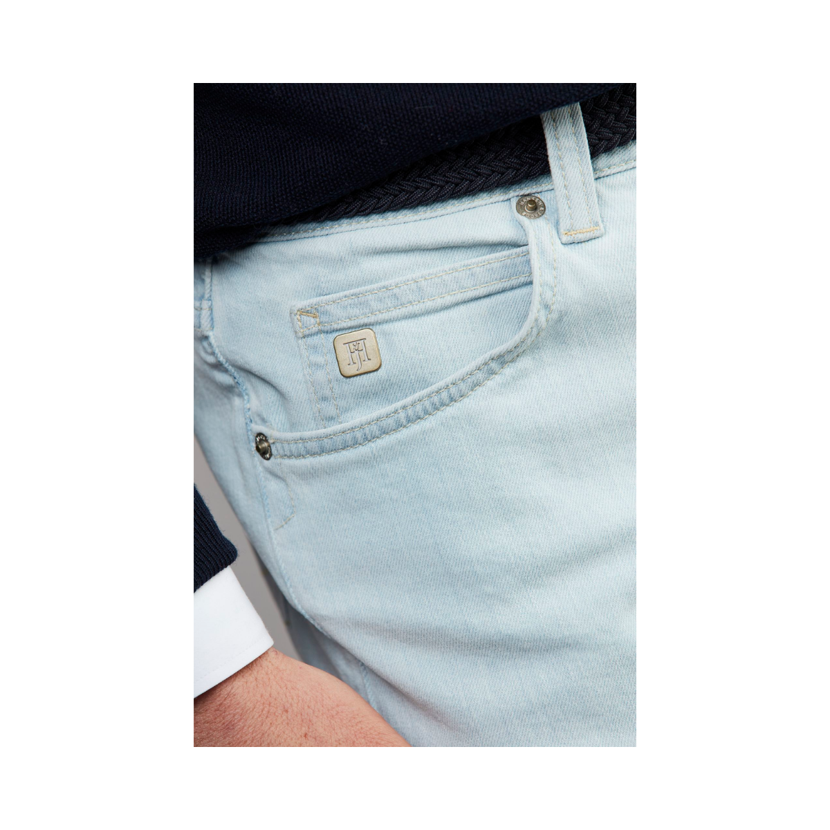 5-Pkt Cape Town Silk Touch Denim - Light Blue