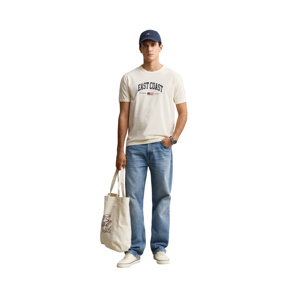 Spray Graphic Tshirt - 130 Cream