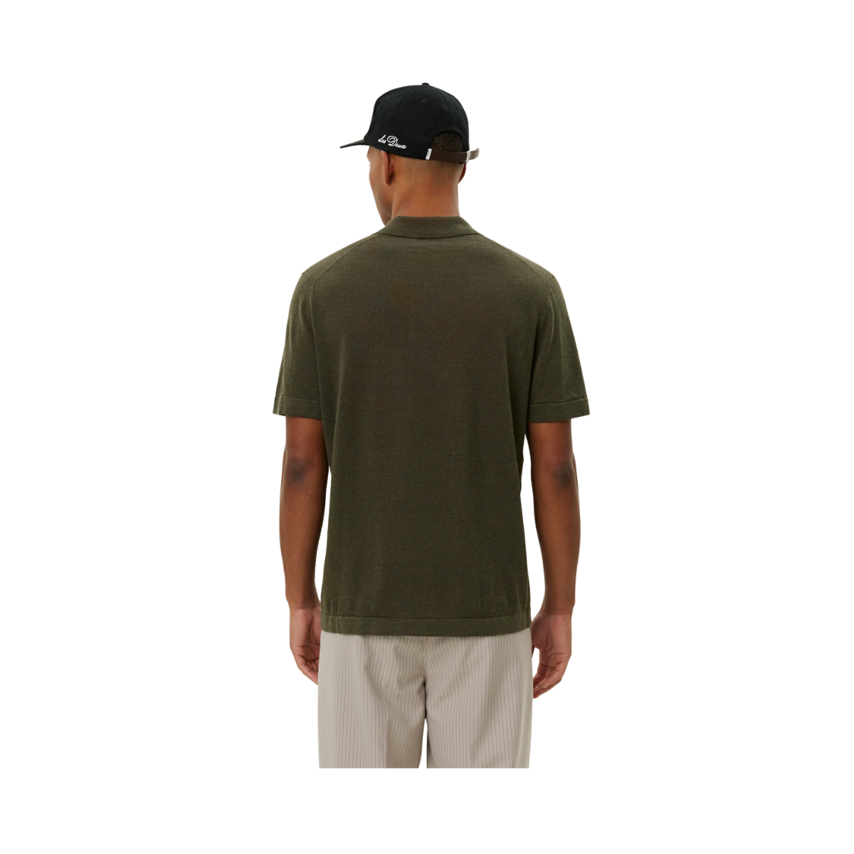 Emmanuel Polo Knit - Forest Green