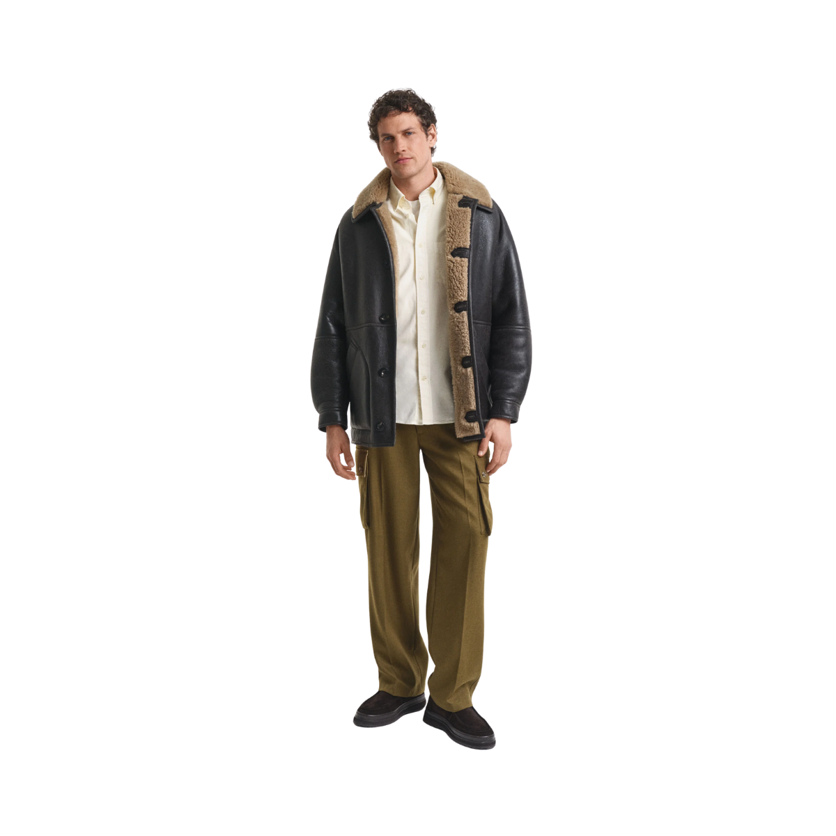 Gmnt Dyed Twill Shirt - Cream