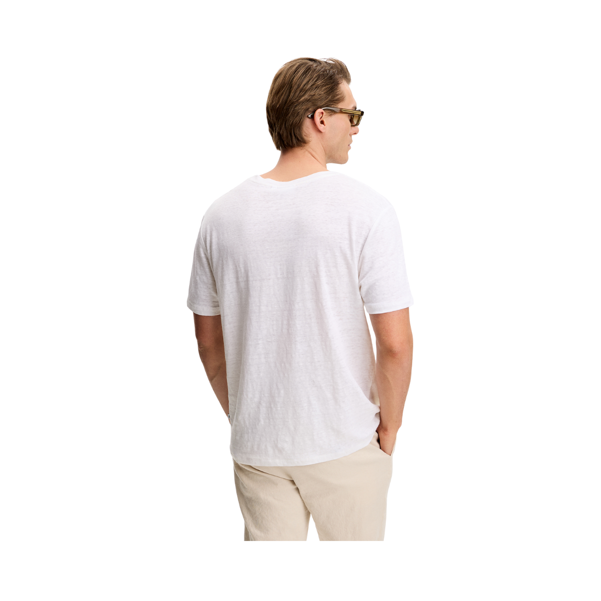 Coma Linen Tee - White