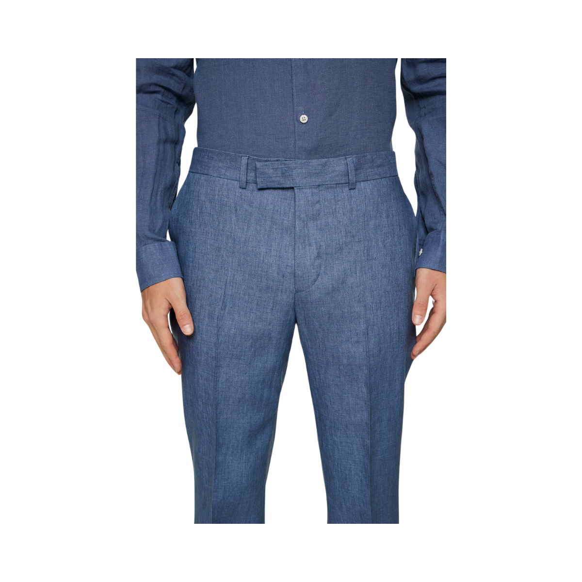 Grant Super Linen Pants - Rain Washed