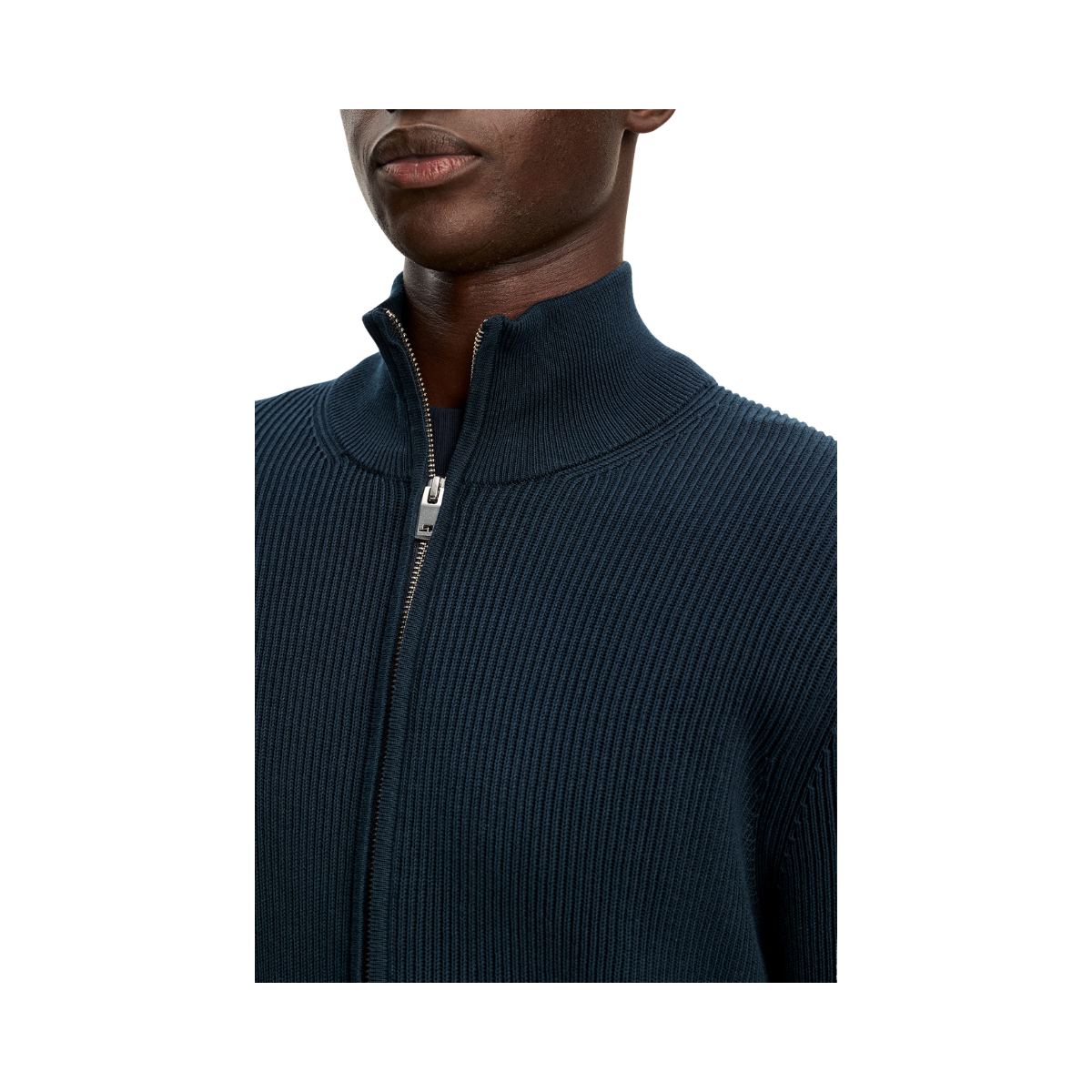Alexis Full zip Cardigan - JL Navy