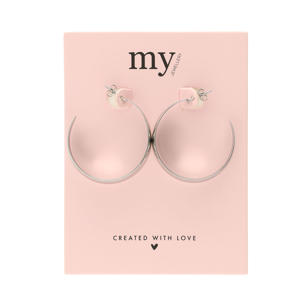 Earring Hoop 90S - Silver