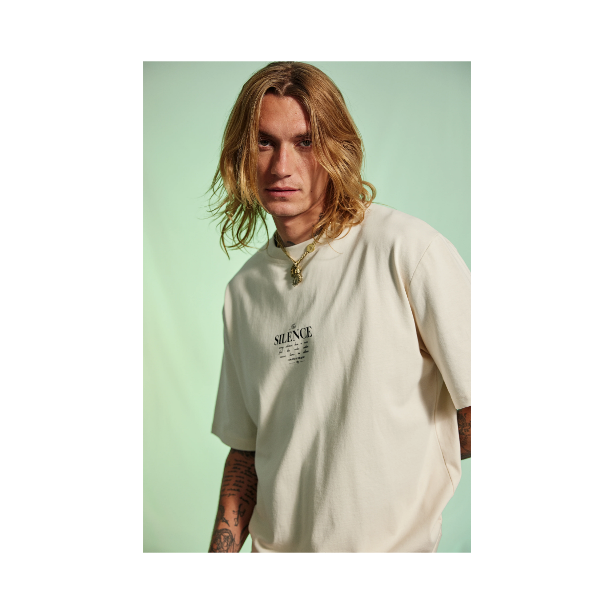 Berkeley Tee The Silence - CREME