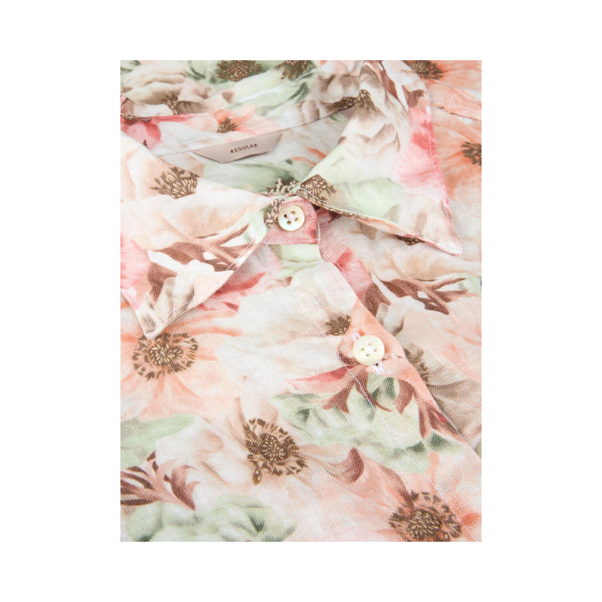 Lilly Dress - Light Orange Pattern