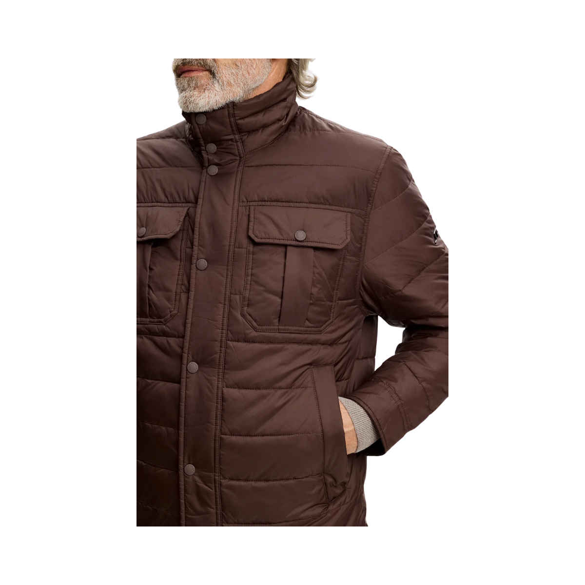Bailey Light Padded Jacket - SEAL BROWN