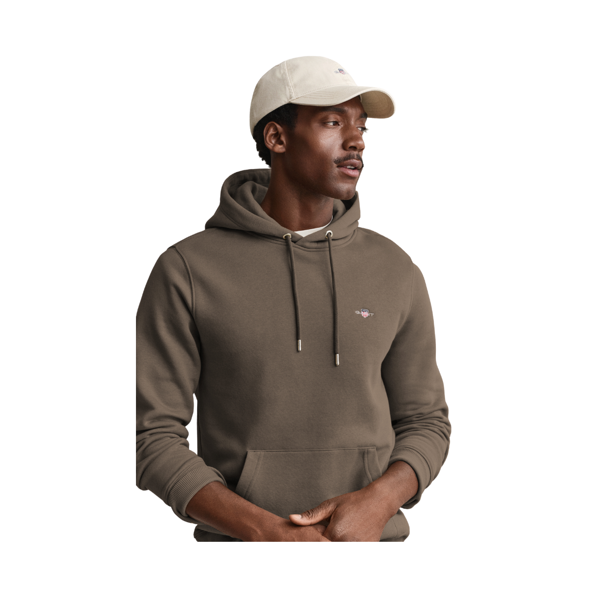 Shield Hoodie - Light Taupe