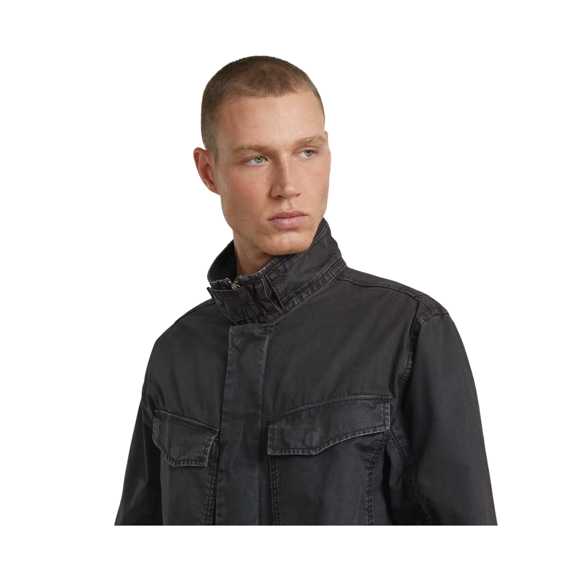 Rovic Slim Field Unpadded Jacket - B564 Dark Black