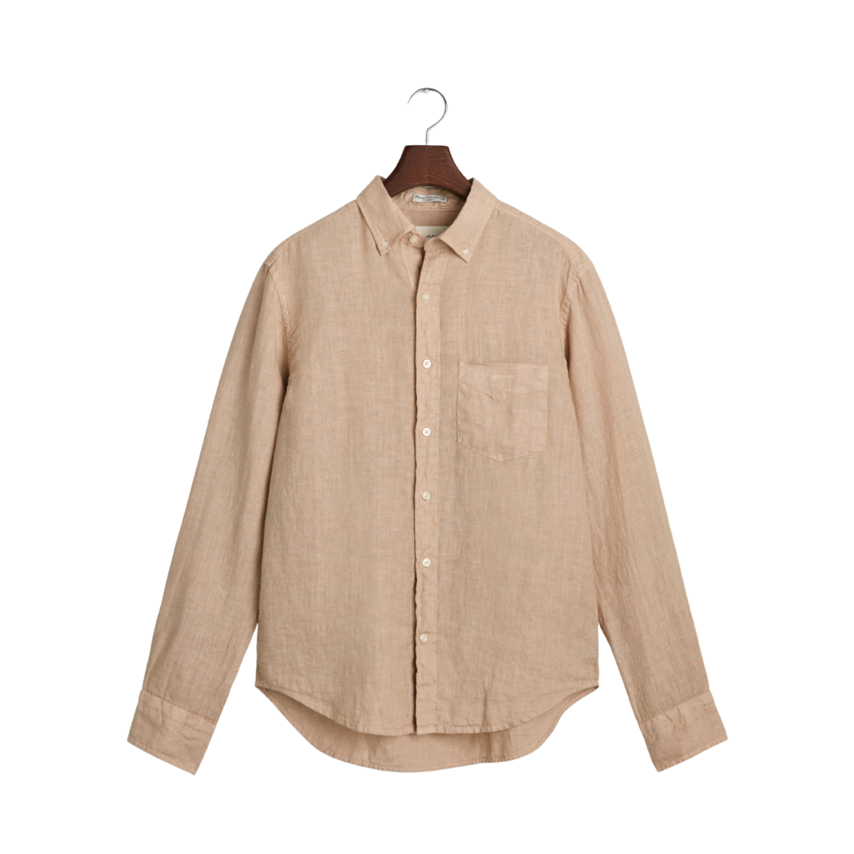 Gmnt Dyed Linen Shirt - Dry Sand