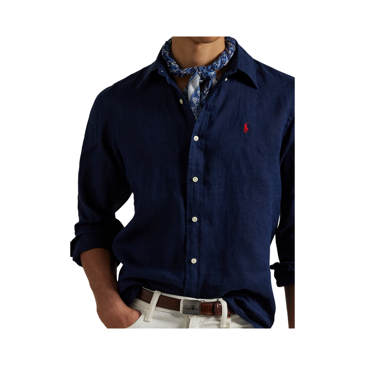 Long Sleeve Sport Shirt - Newport Navy