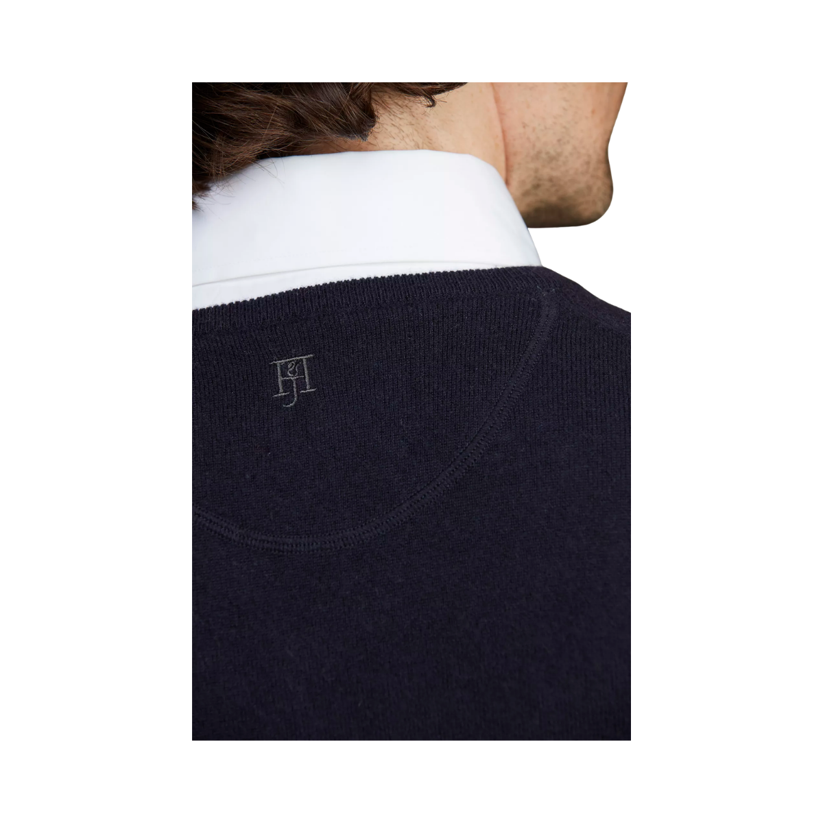 Geelong Knitted Sweater - Navy