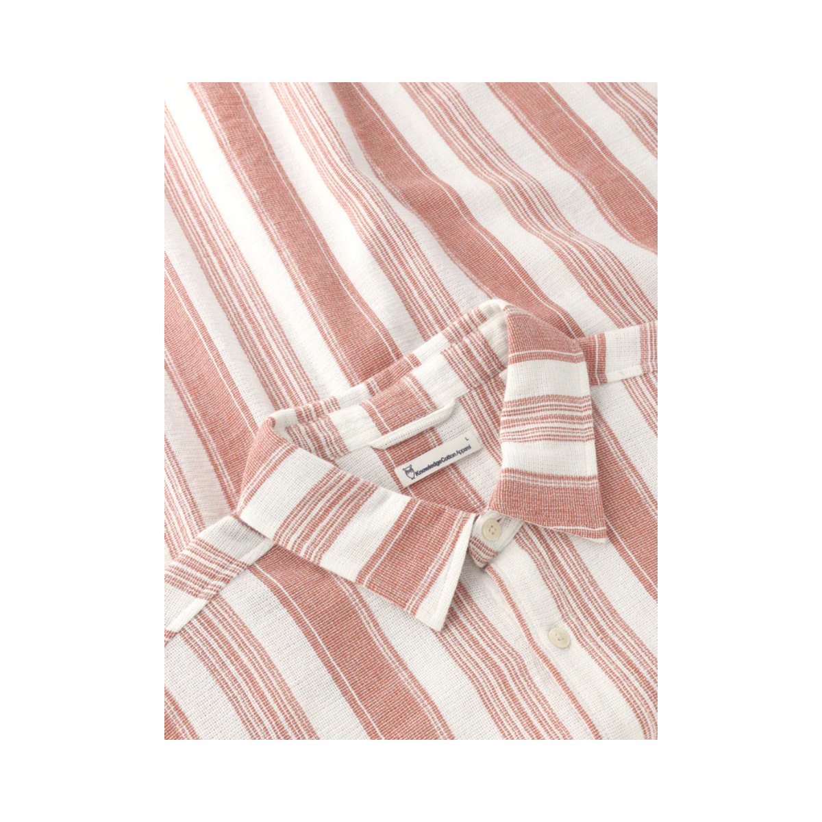 Cotton Striped Shirt - Red Stripe