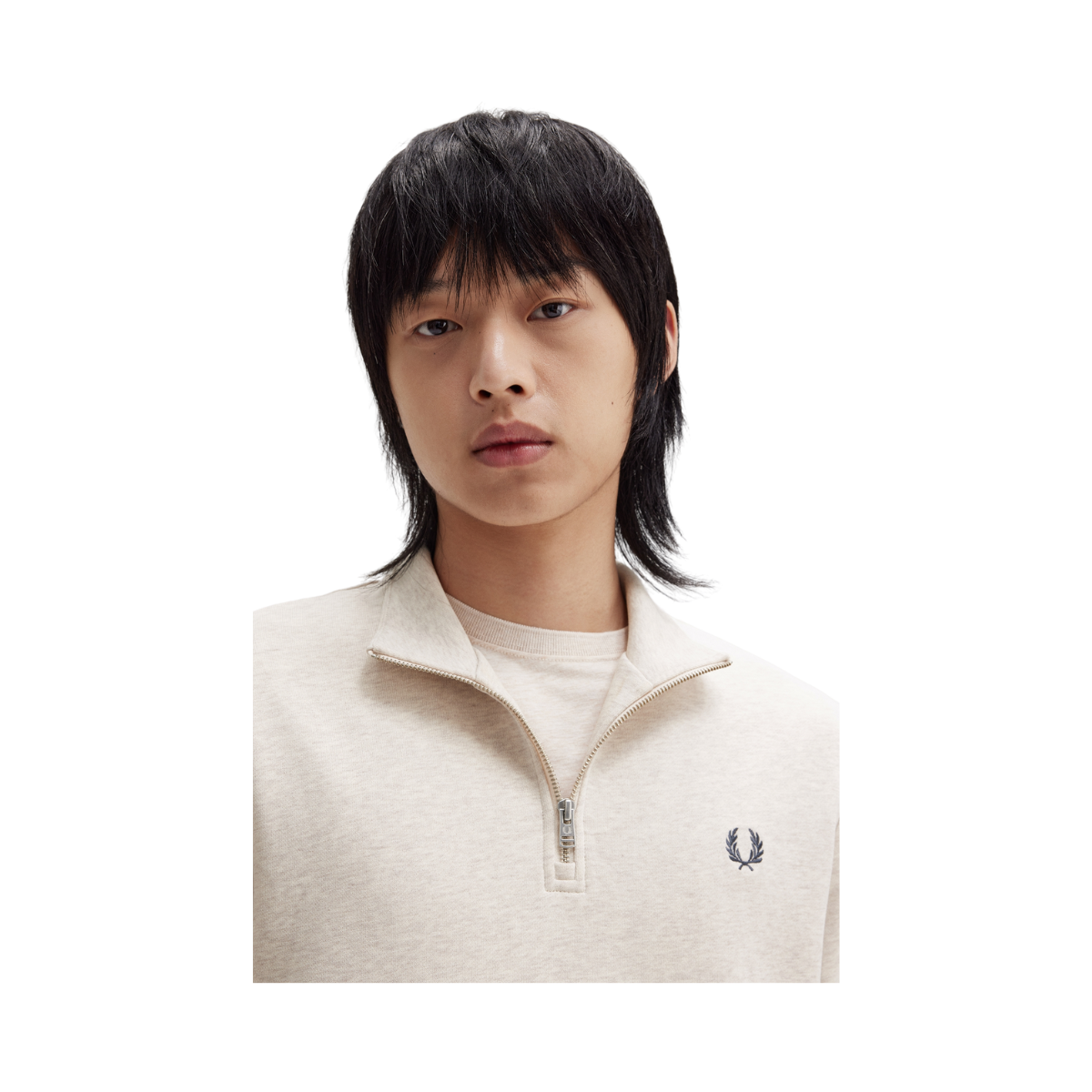 Half Zip Sweatshirt - Porridge