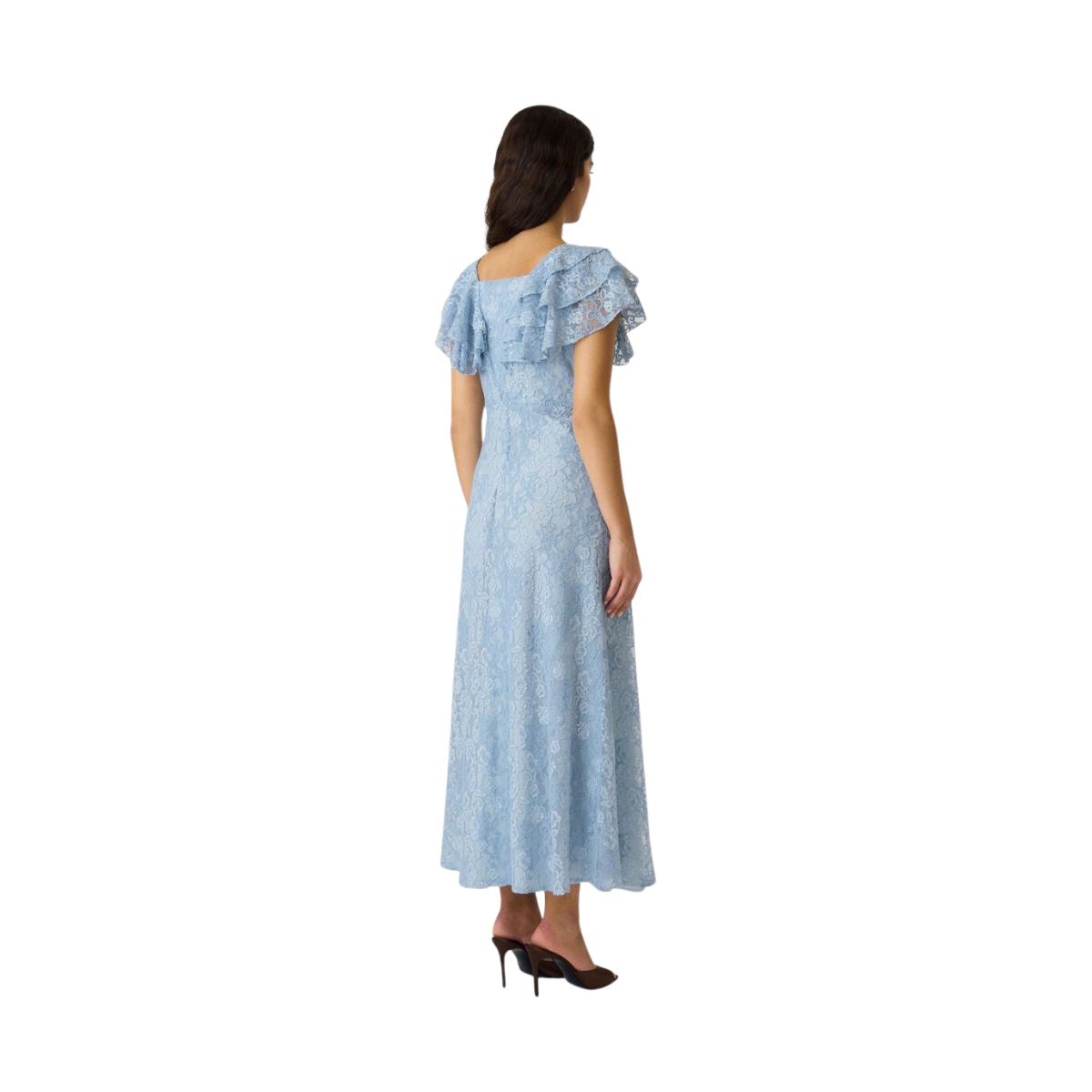 YASLovisa Ankle Lace Dress - Skyway