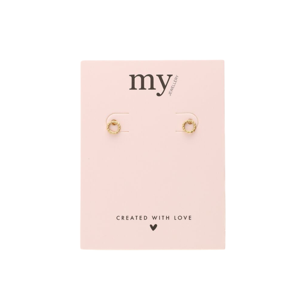 Ear studs round - Gold